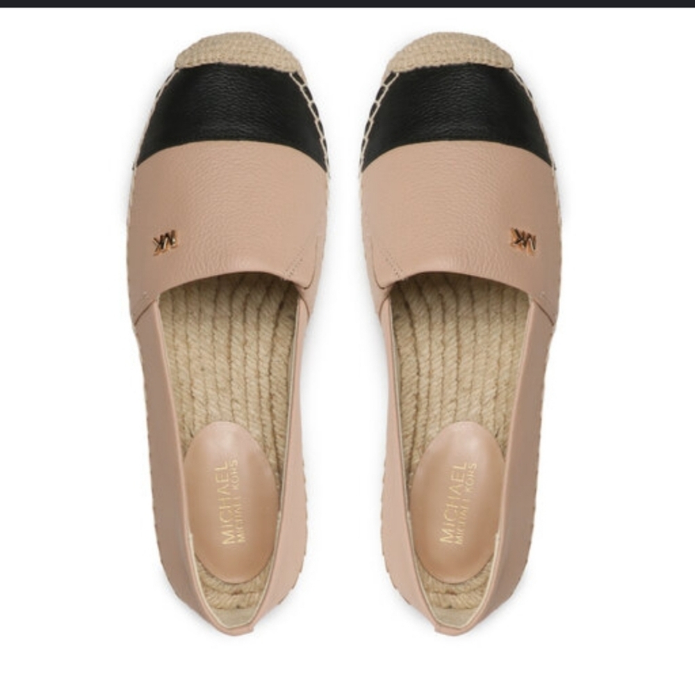 MICHAEL Michael Kors Black and Beige Espadrilles